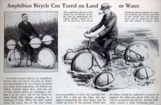 Bicicletta da acqua